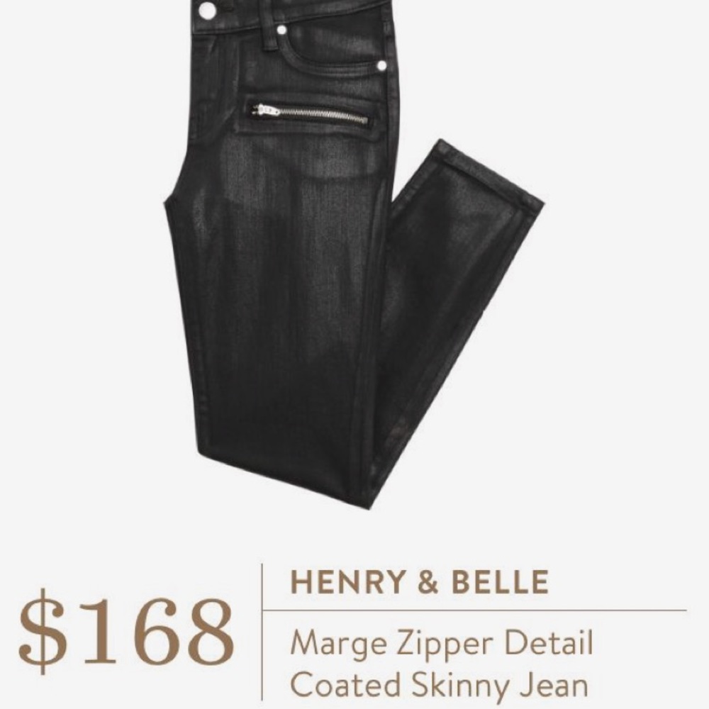 Stitch Fix Henry & Belle black skinny jeans